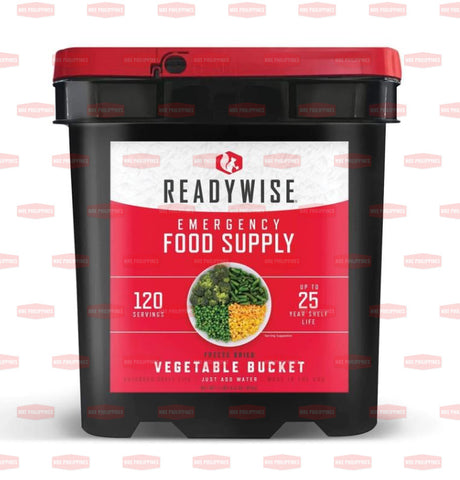 Readywise MRE 120 Serving Vegetable Bucket (25 Years Shelf Life)