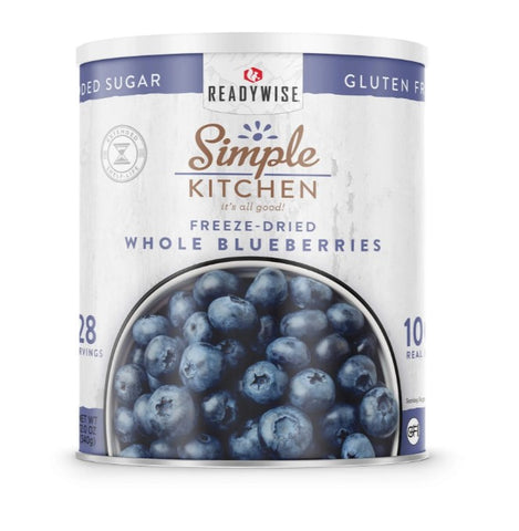 Readywise Freeze-Dried Whole Blueberries - 28 Serving | MRE Philippines