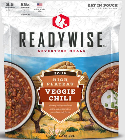 Readywise High Plateau Veggie Chili Soup | MRE Philippines