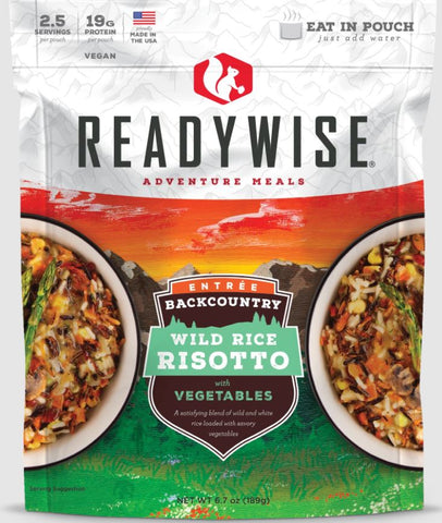 Backcountry Wild Rice Risotto (15 Years Shelf Life)