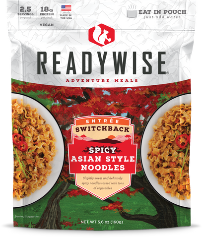 Switchback Spicy Asian Style Noodles (15 Years Shelf Life)