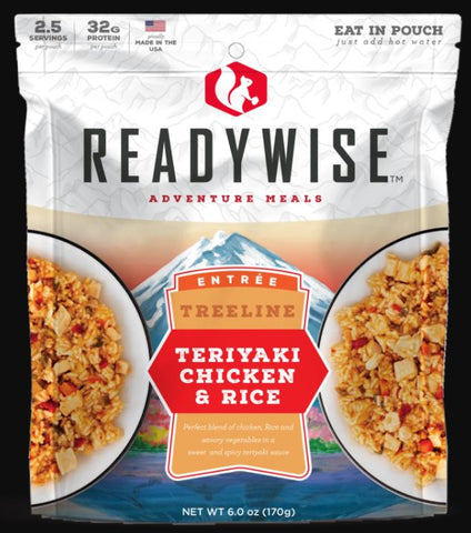 Readywise Treeline Teriyaki Chicken & Rice | MRE Philippines