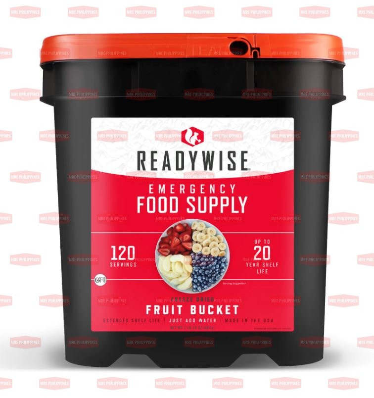 Readywise 120 Serving Freeze Dried Fruit Bucket