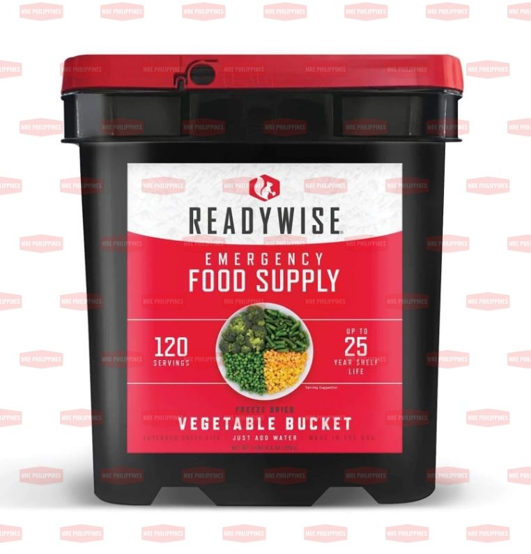 Readywise 120 Serving Freeze Dried Vegetable Bucket