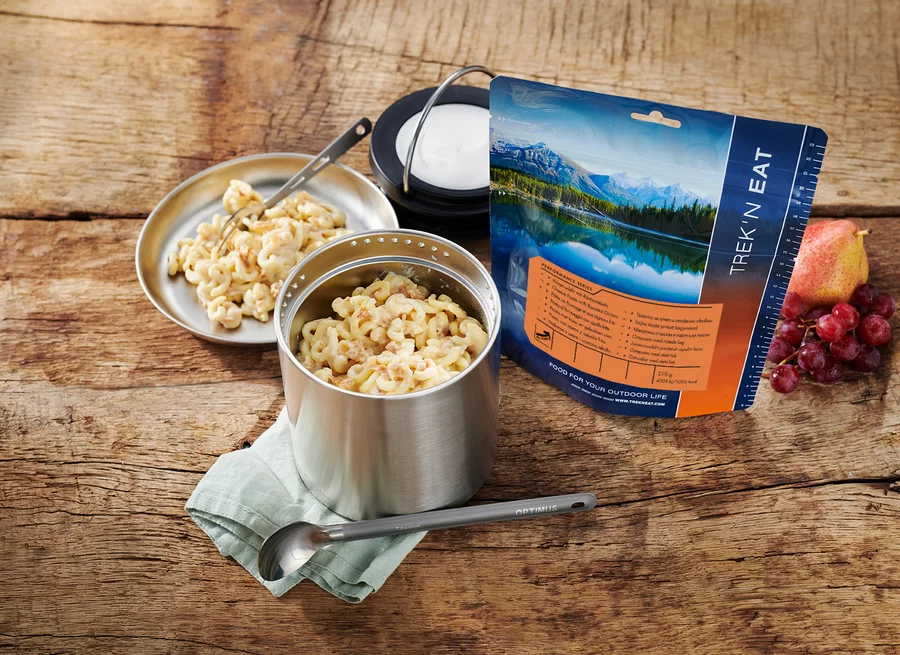 Cheese noodles with fried onions trek n eat katadyn mre philippines