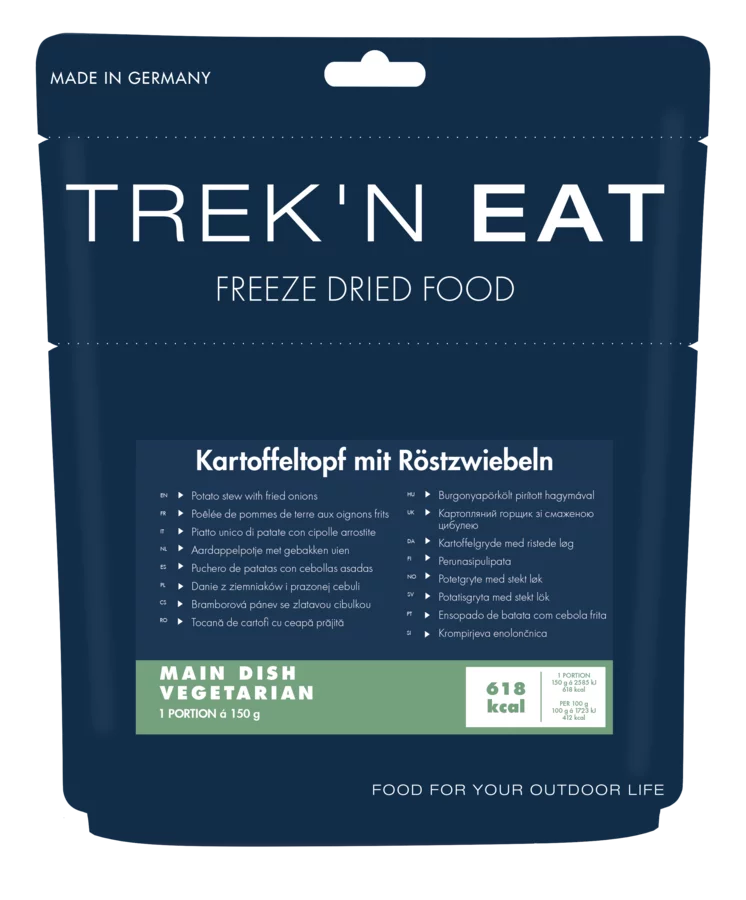 Potato Stew with Fried Onions Trek N Eat Katadyn MRE Philippines