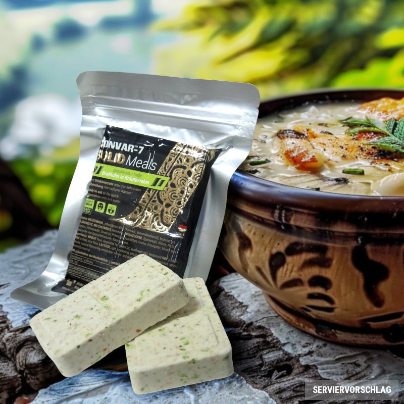 CONVAR-7 Solid Meals Roast chicken in herb cream (81 Pieces per Box)