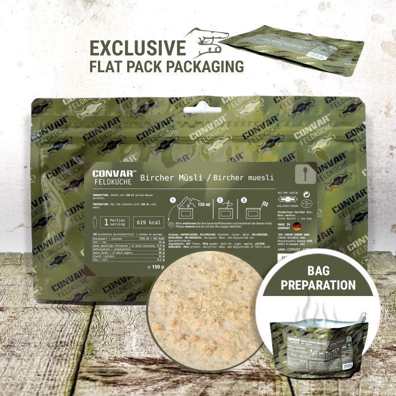CONVAR™ Feldküche Bircher muesli (12 Pieces per Box)