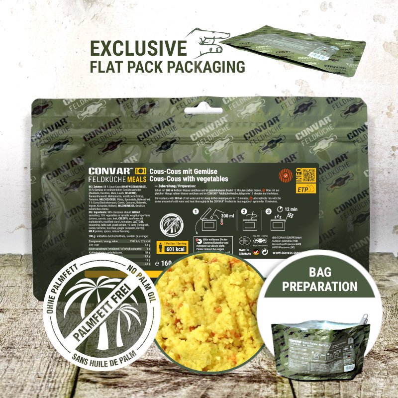 CONVAR™ Feldküche Couscous (12 Packs per Box)