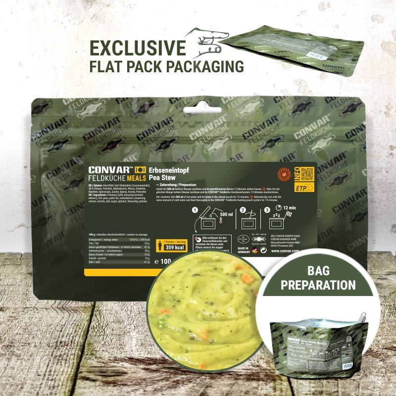 CONVAR™ Feldküche Pea Stew (12 Pieces per Box)