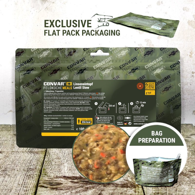 CONVAR™ Feldküche Lentil Stew (12 Pieces per Box)