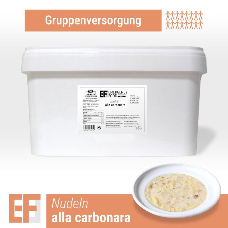 CONVAR™ EF MEALS Pasta alla carbonara (25 Servings per Bucket)