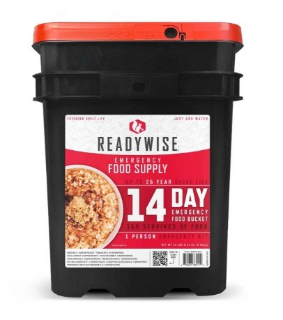 Readywise 2 Week Emergency Food Supply – 140 Servings – 25 Years Shelf Life